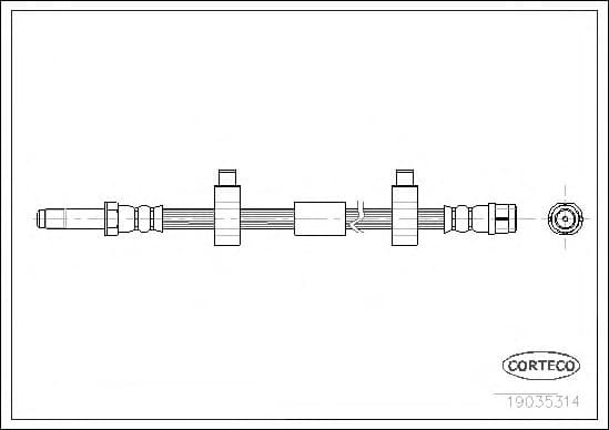Brake Hose 19035314