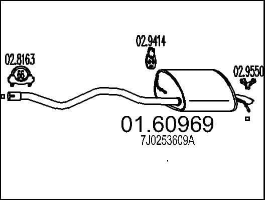 Rear Muffler 01.60969