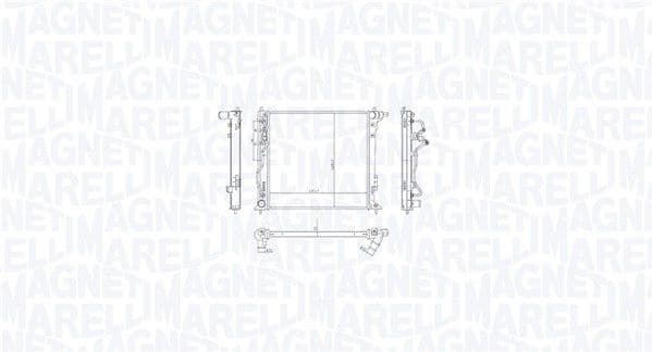 Radiator, engine cooling 350213216300