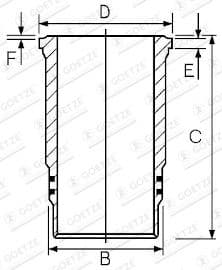 Cylinder Liner 15-480230-00