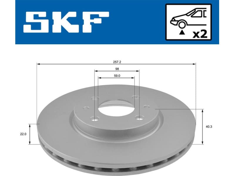 Brake Disc VKBD80064V2
