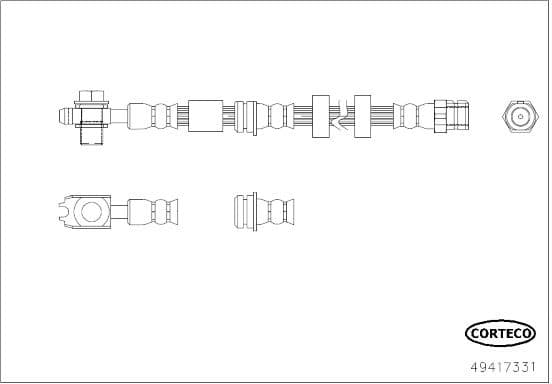 Brake Hose 49417331 - image 2