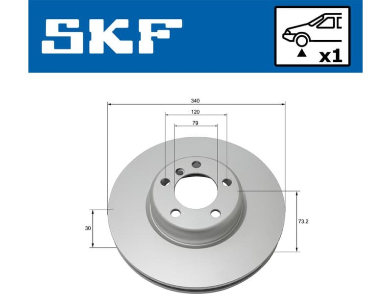 Brake Disc VKBD80297V1 - image 2