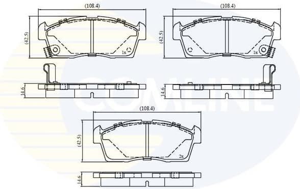 Brake Pad Set, disc brake CBP3793