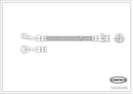 Brake Hose 19036988 - image 2