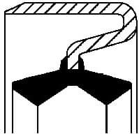 Seal Ring, steering knuckle 12015147B