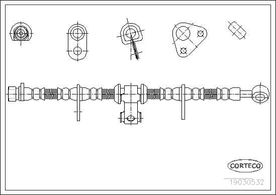 Brake Hose 19030532 - image 2