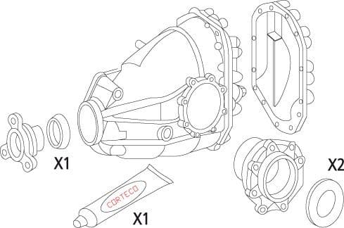 Gasket Set, differential 19535815 - image 4