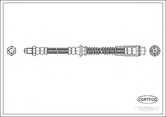 Brake Hose 19032617