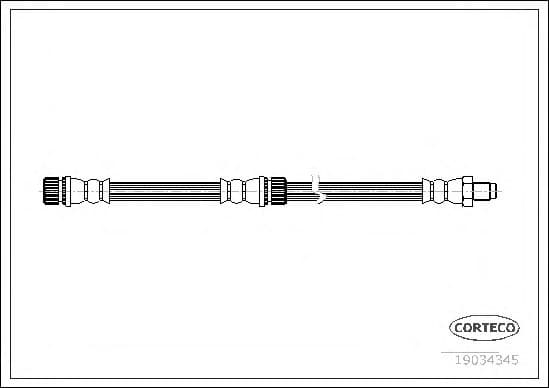 Brake Hose 19034345