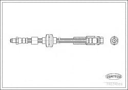 Brake Hose 19034669
