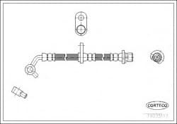 Brake Hose 19035117
