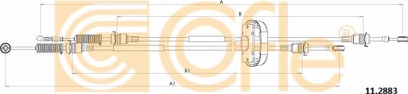 Cable Pull, manual transmission 11.2883
