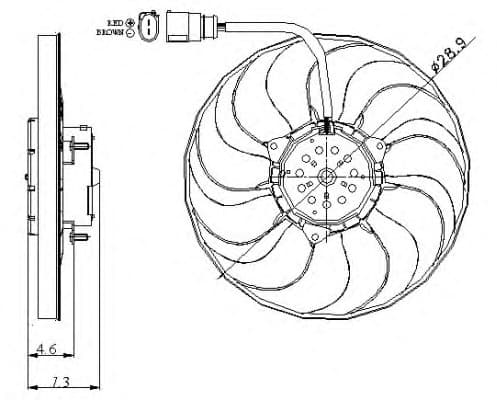 Fan, engine cooling 47381