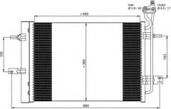 Condenser, air conditioning EASY FIT 350034
