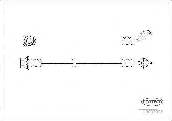 Brake Hose 19033076