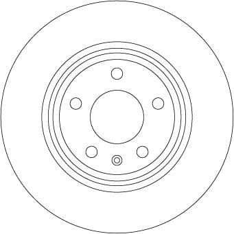 Brake Disc TRW SINGLE DF6981S
