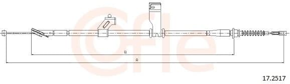 Cable Pull, parking brake 92.17.2517
