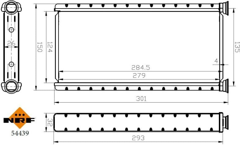 Heat Exchanger, interior heating 54439
