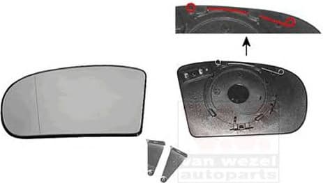 Mirror Glass, exterior mirror * HAGUS * 3032837