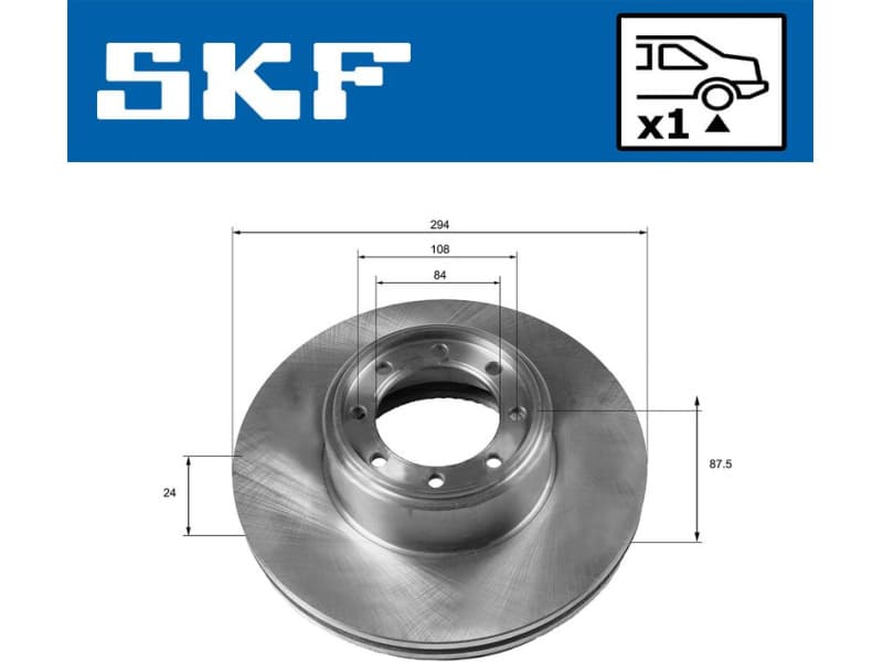 Brake Disc VKBD90190V1 - image 2