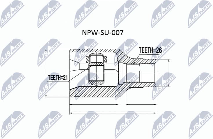 Joint Kit, drive shaft NPW-SU-007