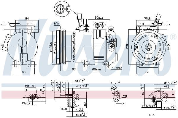 Compressor, air conditioning ** FIRST FIT ** 890684 - image 6