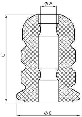 Bump Stop, axle beam TED84273 - image 3