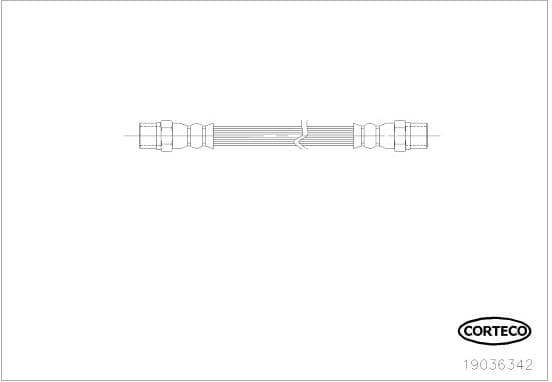 Brake Hose 19036342 - image 2