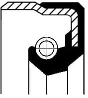 Shaft Seal, wheel hub 01020679B - image 2