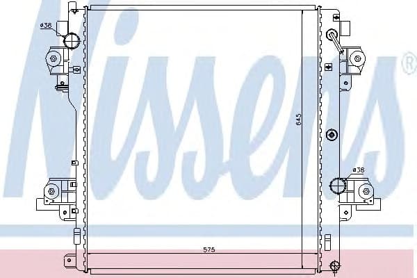 Radiator, engine cooling 646824
