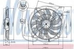 Fan, engine cooling 85637