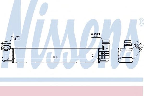Charge Air Cooler ** FIRST FIT ** 96543