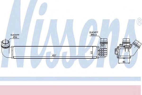 Charge Air Cooler ** FIRST FIT ** 96569