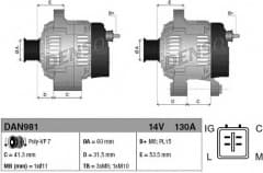 Alternator DAN981 - image 4