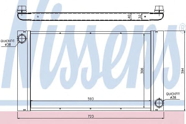 Radiator, engine cooling ** FIRST FIT ** 60765