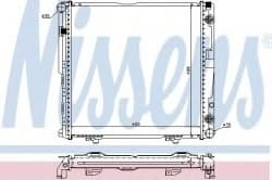 Radiator, engine cooling 62751A