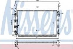 Radiator, engine cooling ** FIRST FIT ** 63119