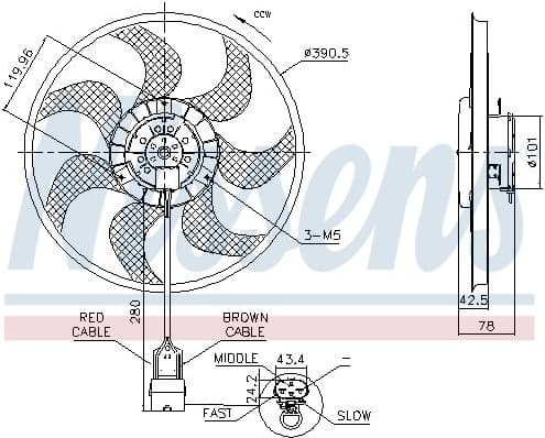 Fan, engine cooling 850074 - image 6