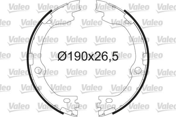 Brake Shoe Set, parking brake 564211