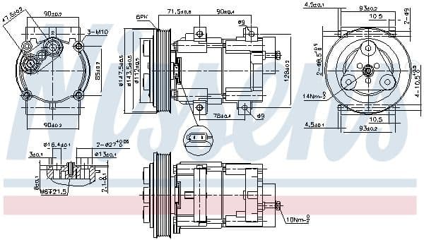 Compressor, air conditioning ** FIRST FIT ** 89190 - image 7