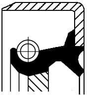 Shaft Seal, manual transmission 12011295B - image 2