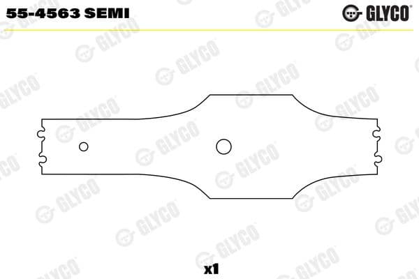 Small End Bushes, connecting rod 55-4563 SEMI