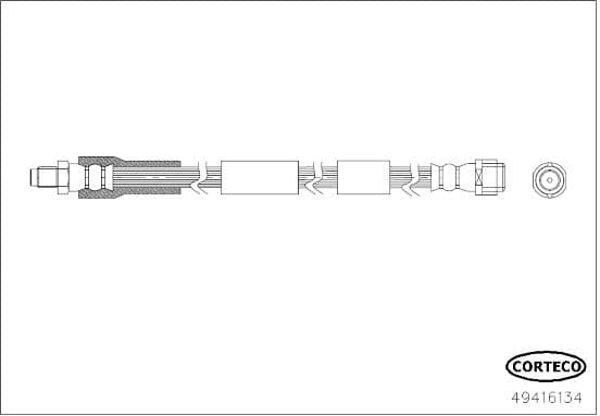 Brake Hose 49416134 - image 2