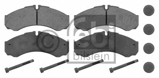 Brake Pad Set, disc brake 16704