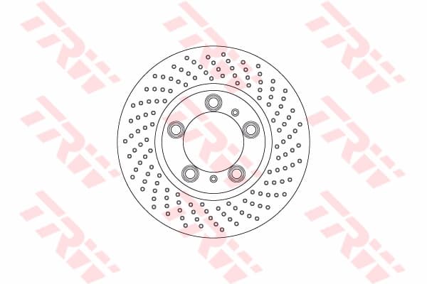 Brake Disc TRW SINGLE DF6779S