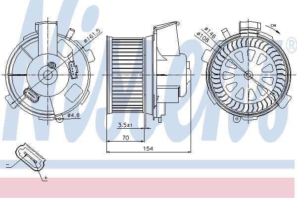 Interior Blower 87021