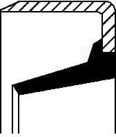 Shaft Seal, differential 01027950B - image 2