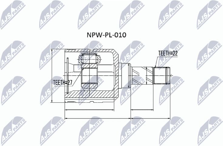 Joint Kit, drive shaft NPW-PL-010