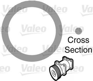 Gasket, coolant pipe 509154 - image 2